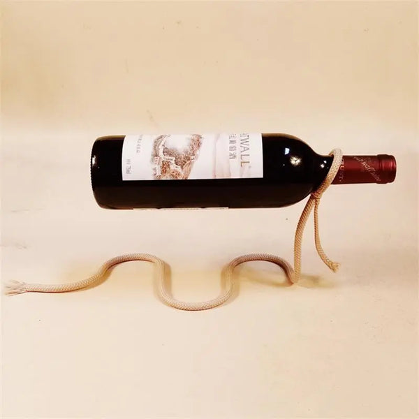 Creative Suspended Rope Wine - Aurum Cart