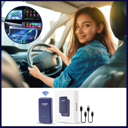 Smart CarPlay 4.0 Wireless Android Auto-Adapter 